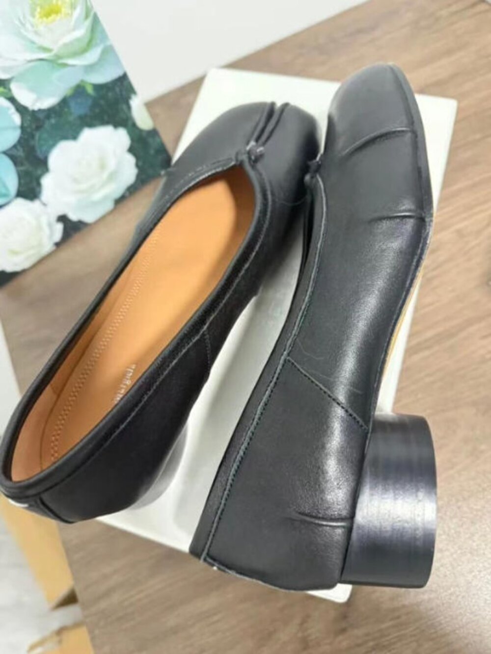 Maison Margiela Tabi Ballerina Flats - Black - Size 37 - Picture 3 of 3